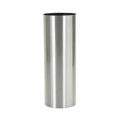Кашпо Superline Parel column stainless steel brushed on felt (1,2mm) диаметр - 30 см высота - 100 см