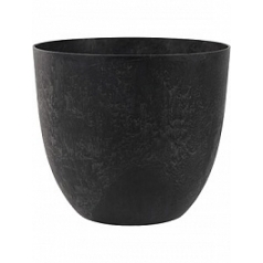 Кашпо Artstone bola pot black, чёрного цвета диаметр - 45 см высота - 38 см