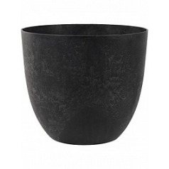 Кашпо Artstone bola pot black, чёрного цвета диаметр - 55 см высота - 45 см