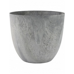 Кашпо Artstone bola pot grey, серого цвета диаметр - 38 см высота - 33 см