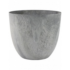 Кашпо Artstone bola pot grey, серого цвета диаметр - 55 см высота - 45 см