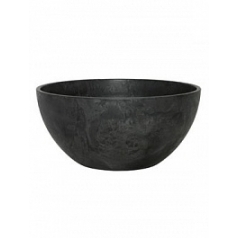 Кашпо Artstone fiona bowl black, чёрного цвета диаметр - 25 см высота - 12 см