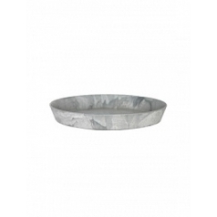 Поддон Artstone saucer round grey, серого цвета диаметр - 26 см высота - 4 см