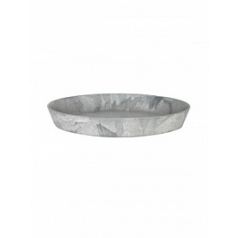 Поддон Artstone saucer round grey, серого цвета диаметр - 30 см высота - 4 см
