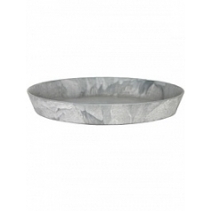 Поддон Artstone saucer round grey, серого цвета диаметр - 35 см высота - 5 см