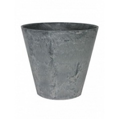 Кашпо Artstone claire pot grey, серого цвета диаметр - 27 см высота - 24 см