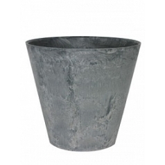 Кашпо Artstone claire pot grey, серого цвета диаметр - 33 см высота - 29 см