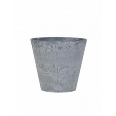 Кашпо Artstone claire pot grey, серого цвета диаметр - 37 см высота - 34 см