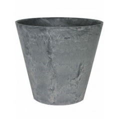 Кашпо Artstone claire pot grey, серого цвета диаметр - 43 см высота - 39 см