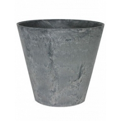 Кашпо Artstone claire pot grey, серого цвета диаметр - 47 см высота - 47 см