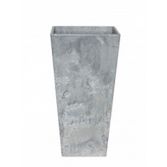 Кашпо Artstone ella vase grey, серого цвета длина - 26 см высота - 49 см