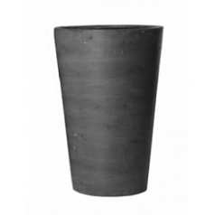 Кашпо Pottery Pots Fiberstone belle grey, серого цвета M размер диаметр - 47 см высота - 70 см
