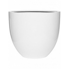Кашпо Pottery Pots Fiberstone glossy white, белого цвета jesslyn L размер диаметр - 70 см высота - 61 см