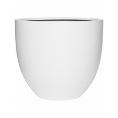 Кашпо Pottery Pots Fiberstone matt white, белого цвета jesslyn L размер диаметр - 70 см высота - 61 см