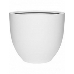 Кашпо Pottery Pots Fiberstone matt white, белого цвета jesslyn M размер диаметр - 60 см высота - 50.5 см