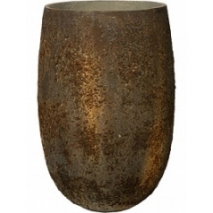 Кашпо Pottery Pots Oyster belon l, imperial brown, коричнево-бурого цвета диаметр - 50 см высота - 75 см