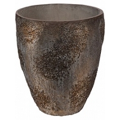 Кашпо Pottery Pots Oyster bernd m, imperial brown, коричнево-бурого цвета диаметр - 42.5 см высота - 48 см