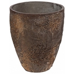 Кашпо Pottery Pots Oyster bernd s, imperial brown, коричнево-бурого цвета диаметр - 33 см высота - 37 см