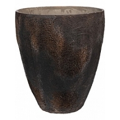 Кашпо Pottery Pots Oyster bernd xl, imperial brown, коричнево-бурого цвета диаметр - 66 см высота - 74.5 см