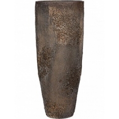 Кашпо Pottery Pots Oyster dax xl, imperial brown, коричнево-бурого цвета диаметр - 40 см высота - 97 см