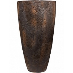 Кашпо Pottery Pots Oyster hugo xxl, imperial brown, коричнево-бурого цвета диаметр - 68 см высота - 126 см