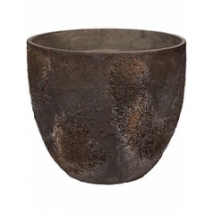 Кашпо Pottery Pots Oyster jesslyn l, imperial brown, коричнево-бурого цвета диаметр - 70 см высота - 61 см