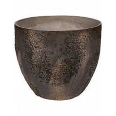 Кашпо Pottery Pots Oyster jesslyn m, imperial brown, коричнево-бурого цвета диаметр - 60 см высота - 52 см