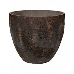 Кашпо Pottery Pots Oyster jesslyn xl, imperial brown, коричнево-бурого цвета диаметр - 80 см высота - 70 см