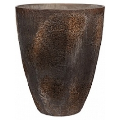 Кашпо Pottery Pots Oyster oliver l, imperial brown, коричнево-бурого цвета диаметр - 70 см высота - 83 см