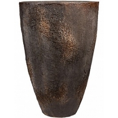 Кашпо Pottery Pots Oyster oscar xl, imperial brown, коричнево-бурого цвета диаметр - 72 см высота - 105 см