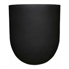 Кашпо Pottery Pots Refined jumbo lex M размер volcano black, чёрного цвета диаметр - 90 см высота - 99 см