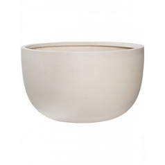 Кашпо Pottery Pots Refined sunny L размер natural white, белого цвета диаметр - 45 см высота - 27 см