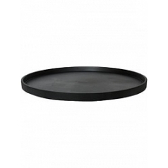 Поддон Fiberstone saucer round L размер black, чёрного цвета диаметр - 56 см высота - 4 см