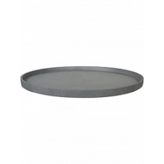 Поддон Fiberstone saucer round L размер grey, серого цвета диаметр - 56 см высота - 4 см