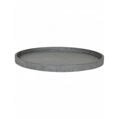 Поддон Fiberstone saucer round S размер grey, серого цвета диаметр - 41 см высота - 4 см