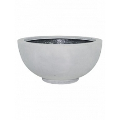 Кашпо Fleur Ami Ego plus grey, серого цвета диаметр - 70 см высота - 32 см
