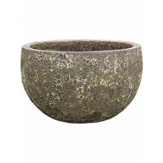 Кашпо Nieuwkoop Lava bowl relic jade диаметр - 40 см высота - 24 см