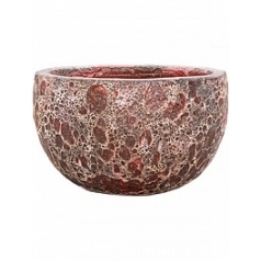 Кашпо Nieuwkoop Lava bowl relic розовый диаметр - 40 см высота - 24 см