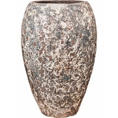 Кашпо Nieuwkoop Lava emperor relic rust metal диаметр - 45 см высота - 75 см