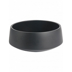Кашпо Nieuwkoop D&m indoor bowl fusion black, чёрного цвета диаметр - 33 см высота - 13 см