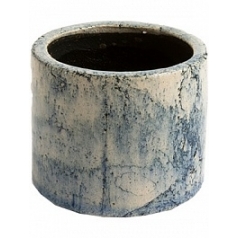 Кашпо Nieuwkoop D&m indoor pot fracture petrol (per 2 pcs.) диаметр - 30 см высота - 28 см