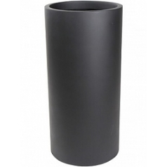 Кашпо Nieuwkoop Charm cylinder black, чёрного цвета диаметр - 33 см высота - 68 см