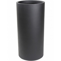Кашпо Nieuwkoop Charm cylinder black, чёрного цвета диаметр - 37 см высота - 90 см
