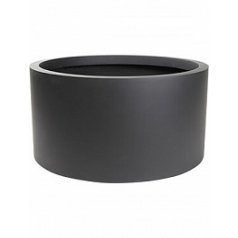 Кашпо Nieuwkoop Charm cylinder black, чёрного цвета диаметр - 70 см высота - 36 см