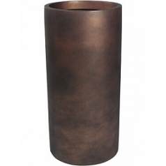 Кашпо Nieuwkoop Charm cylinder bronze, бронзового цвета диаметр - 37 см высота - 90 см