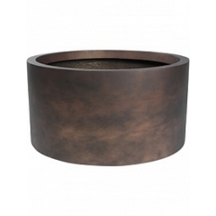 Кашпо Nieuwkoop Charm cylinder bronze, бронзового цвета диаметр - 70 см высота - 36 см