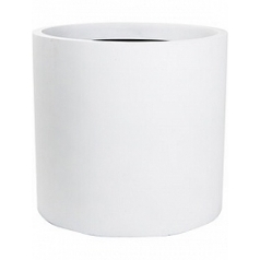 Кашпо Nieuwkoop Charm cylinder white, белого цвета диаметр - 43 см высота - 40 см
