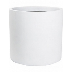 Кашпо Nieuwkoop Charm cylinder white, белого цвета диаметр - 52 см высота - 48 см