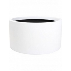 Кашпо Nieuwkoop Charm cylinder white, белого цвета диаметр - 70 см высота - 36 см