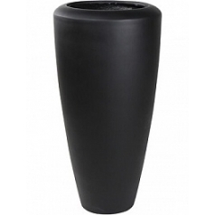 Кашпо Nieuwkoop Flaire partner straight black, чёрного цвета диаметр - 40 см высота - 80 см